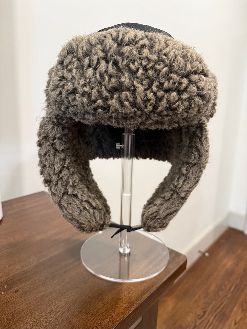 Eddie Bauer Kids Faux-Shearling Trapper Hat Black Size S/M